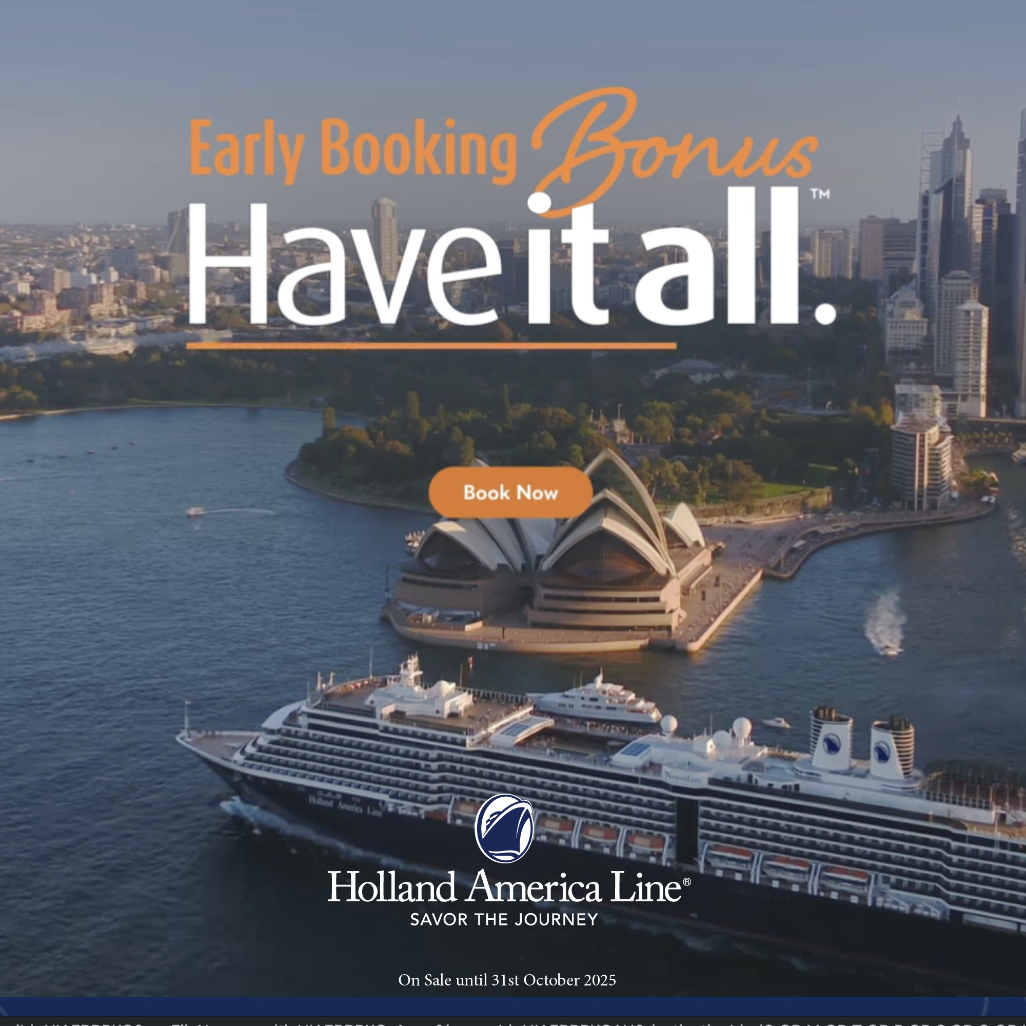 HOLLAND AMERICA DEALS 