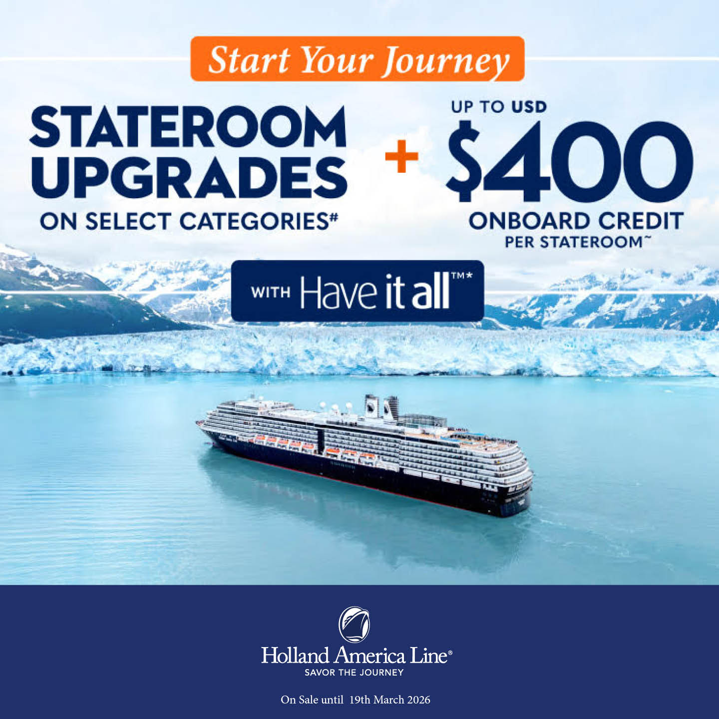 HOLLAND AMERICA DEALS 