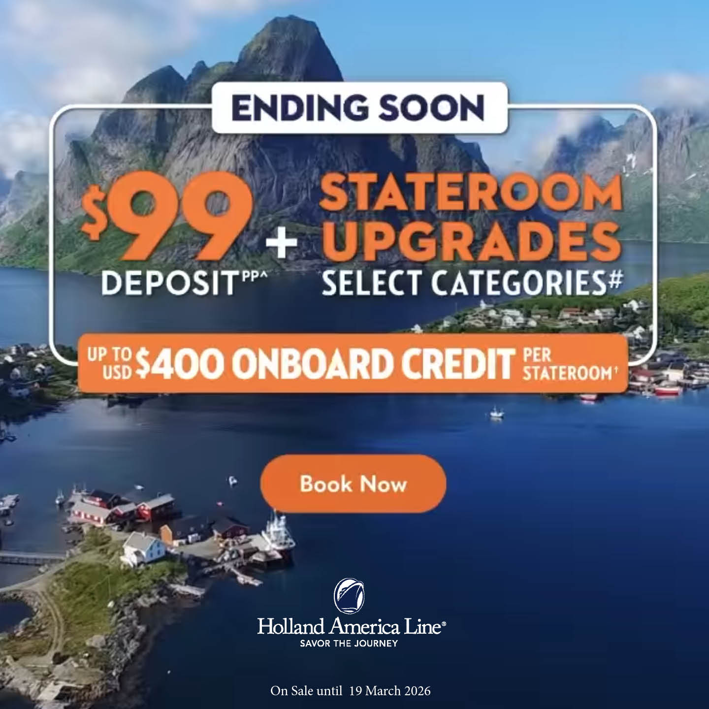 Holland America Deals