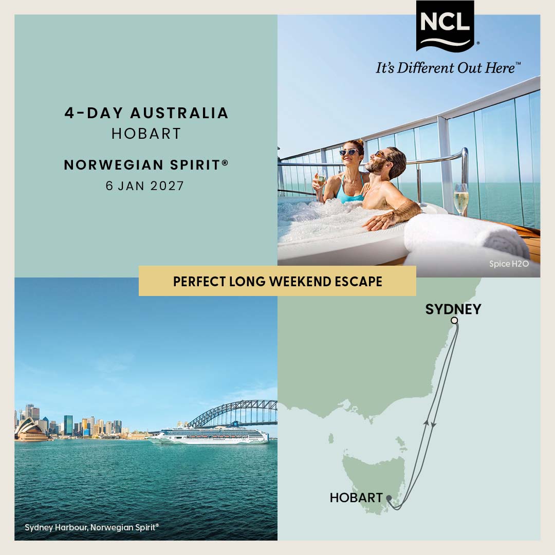 NCL Tassie Cruise 6 January 2027